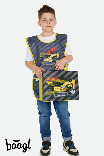 BAAGL Faltbarer Schulrucksack Bagger