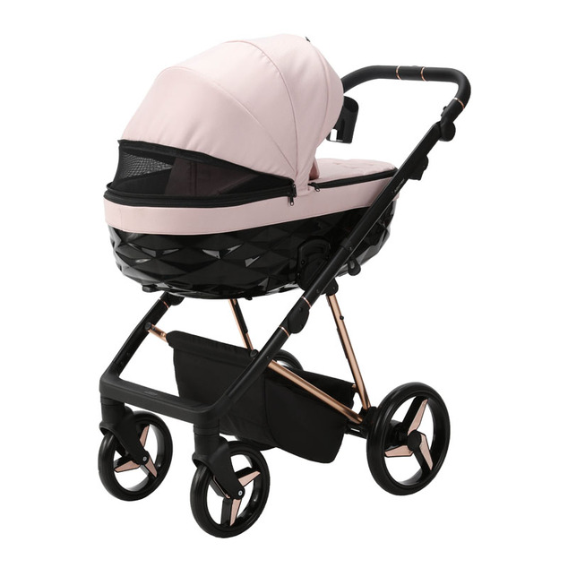 ADAMEX Kočík kombinovaný Quantum Special Edition Pink/Rosegold
