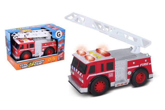 Auto hasiči s efektami 18 cm