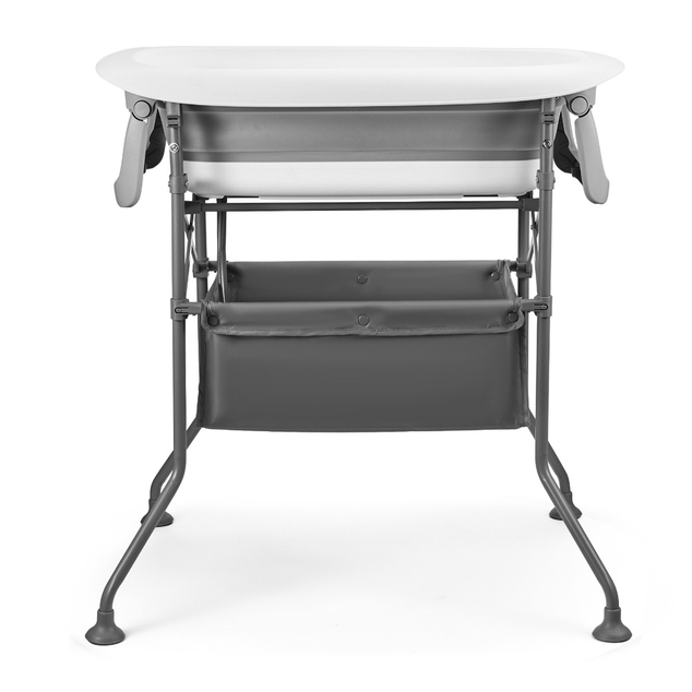 Kinderkraft Wickeltisch mit Badewanne Bubbly Grey