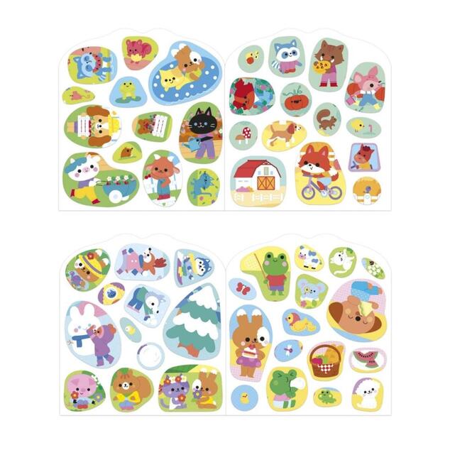 Janod Stickers Samolepky Vidiek 7 predlôh