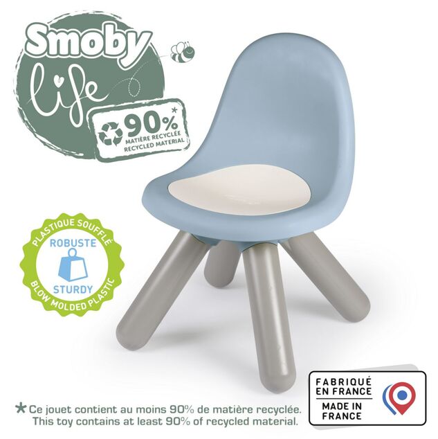 Smoby Detská stolička modrá