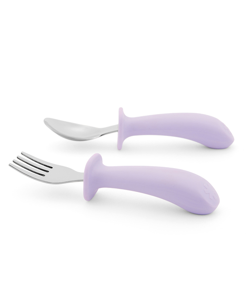 SKIP HOP Cucchiaio e forchetta Besties Squad Purple, 12m+