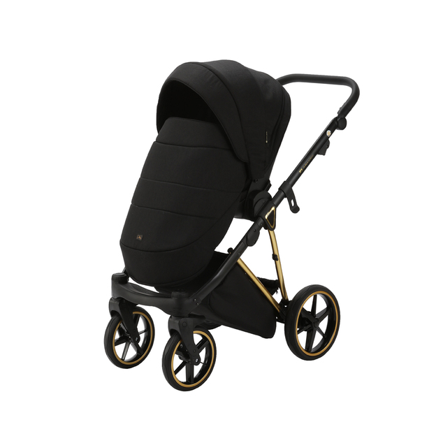 ADAMEX Kombikinderwagen Belissa Special Edition Schwarz/Gold