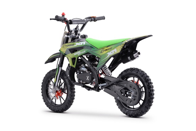 Motocicleta de gasolina para niños Beneo Motors CROSS XM verde - 50cm3