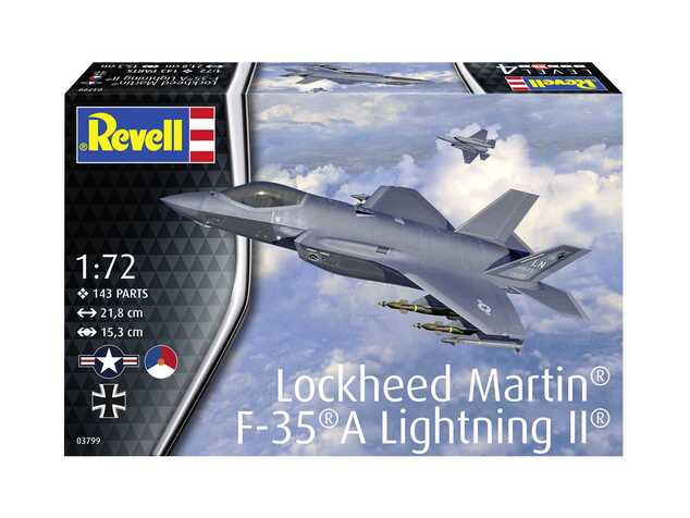 Plastic ModelKit letadlo 03799 - F-35A (1:72)