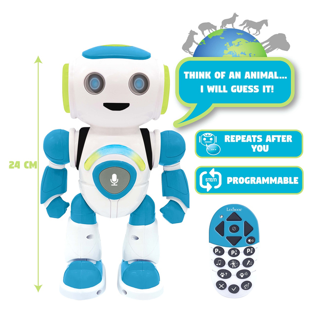 Lexibook Sprechender Roboter Powerman Junior (englische Version)