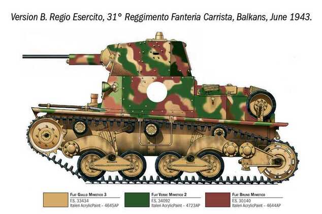 Model Kit tank 96553 - Carro Armato L6/40 (1:35)