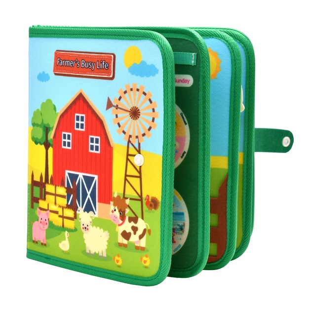 2Kids Toys Libro sensoriale busy Fattoria