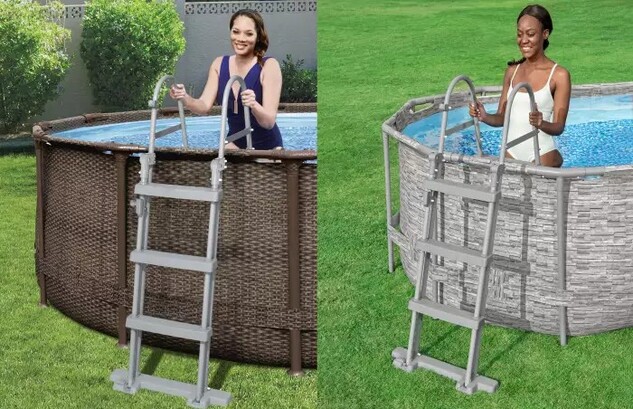 Bestway Escalera para piscina Flowclear 1.07m