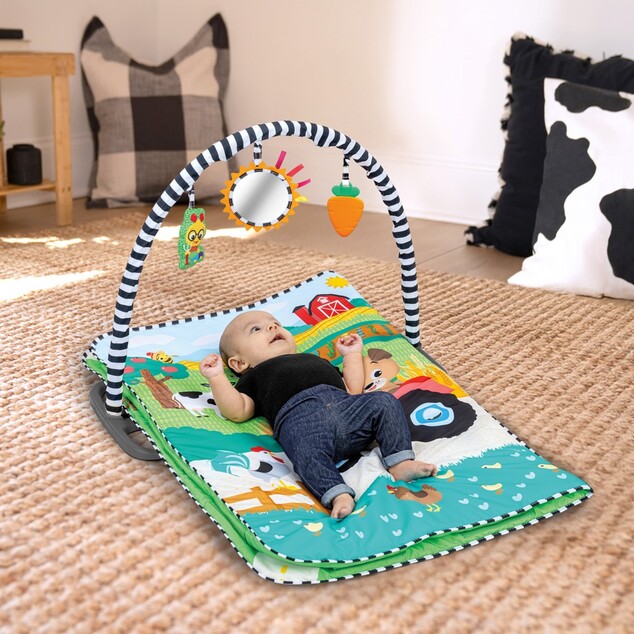 Baby Einstein Deka na hranie s 3D farmou Busy Barnyard™