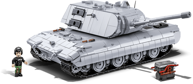Cobi 2572 II WW Panzerkampfwagen E-100, 1:28, 1511 k, 1 f