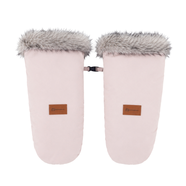 PETITE&amp;MARS Set zimska vreća Comfy 4u1 + rukavice za kolica Fjora Rose Petal