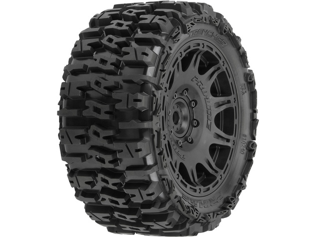 Pro-Line koleso s pneu 1:6 Trencher 5.7”, H24 disk čierny 8x48 Hex (2)
