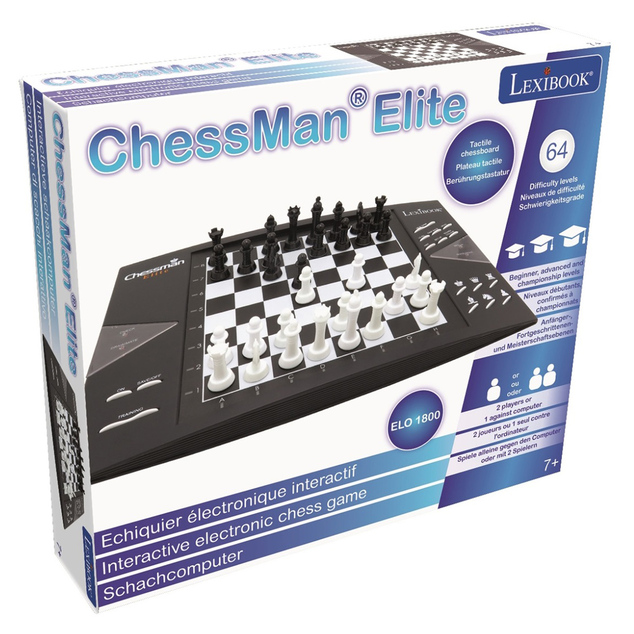 Lexibook Elektronisches Schachspiel ChessMan Elite