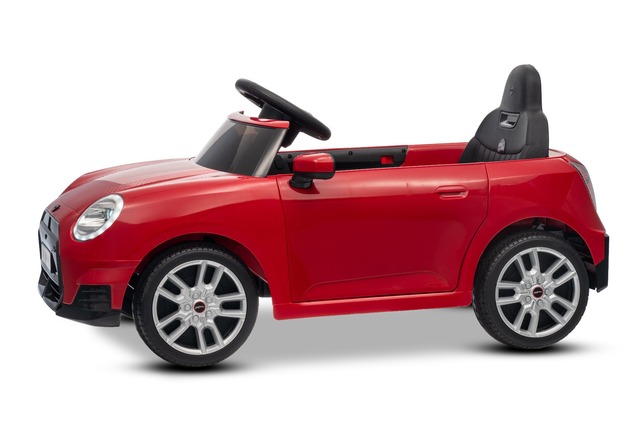 Elektrické autíčko BMW Mini Cooper 12V, červené, USB Vstup s Bluetooth pripojením na MP3 P