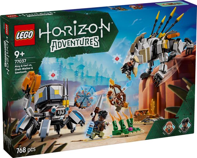 LEGO® Horizon Adventures™ 77037 Aloy a Varl vs. Shell-Walker a Sawtooth