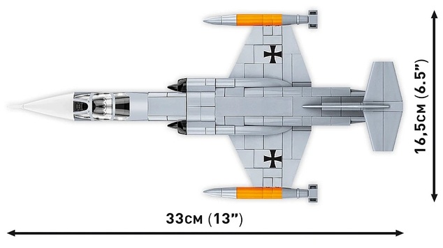 Cobi Armed Forces Lockheed F-104 Starfighter, 1:48, 420 k