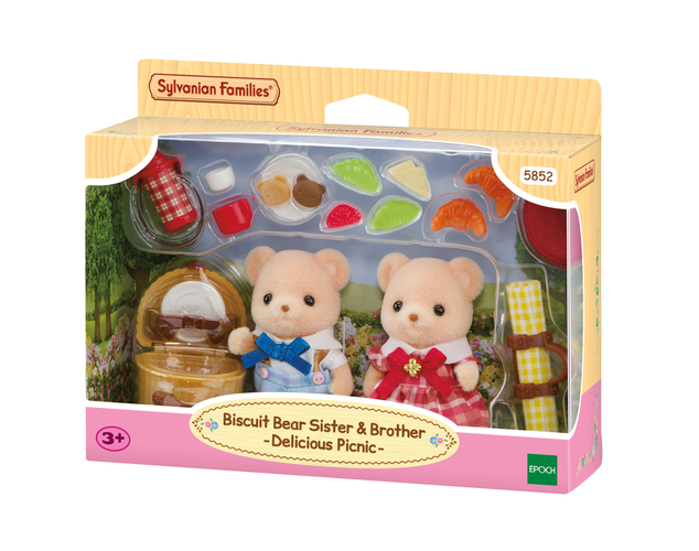 Sylvanian Families Piškotni medvedki sestra in brat na pikniku
