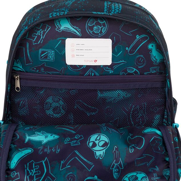 Zaino scolastico leggero con robot Topgal ENDY 25075