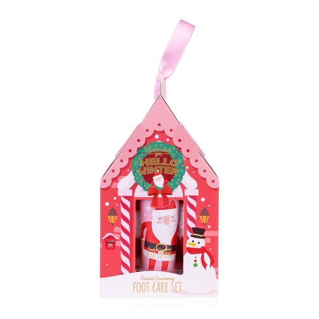 ACCENTRA Set regalo Hello Winter con paio di calzini Mirtillo rosso 30ml