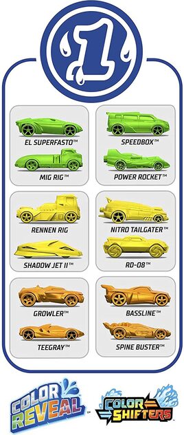 Mattel Hot Wheels Color Reveal 2er Pack GYP13