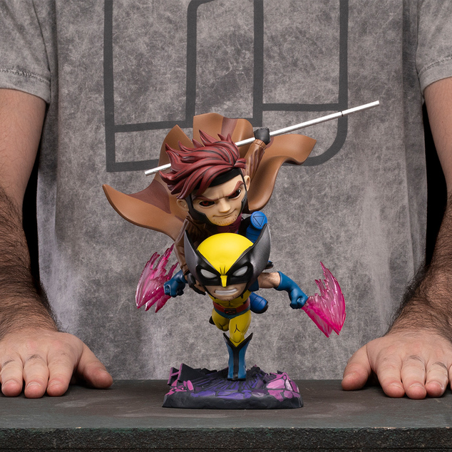 Iron Studios X-Men 97 - Gambit Und Wolverine Minico Figur