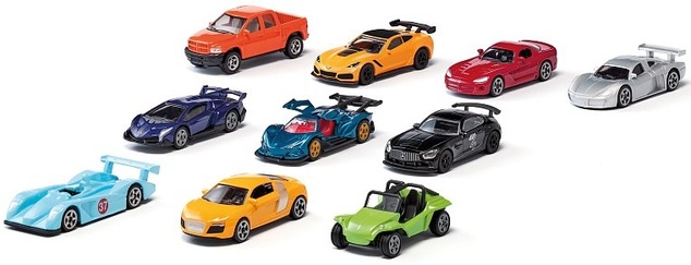 Siku Set mit 10 Sportwagen