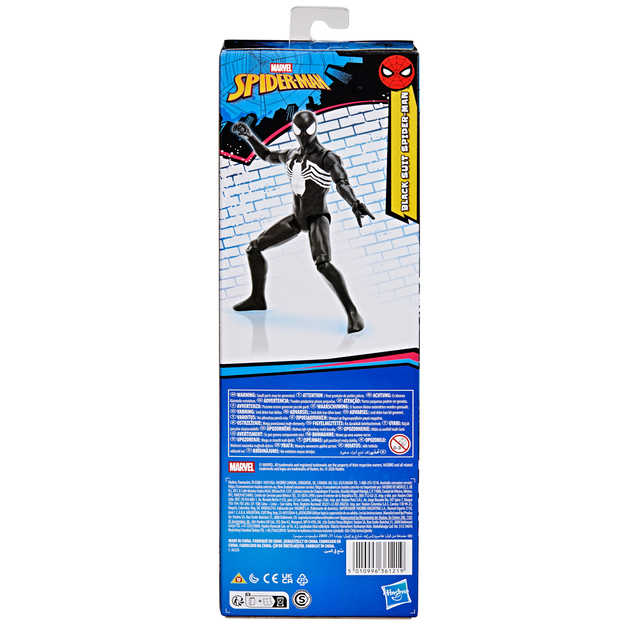 HASBRO - Spider-Man Titan Series - Figurină Spider-Man în costum negru
