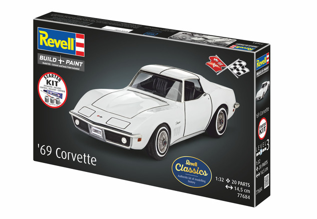 Kit de démarrage auto 77684 - Corvette C3 (1:32)