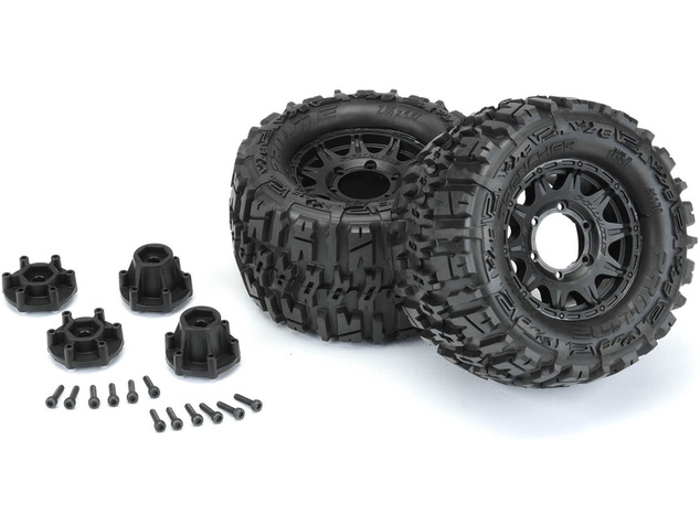 Pro-Line koleso 2.8", pneu Trencher, disk Raid H12 čierny (2)