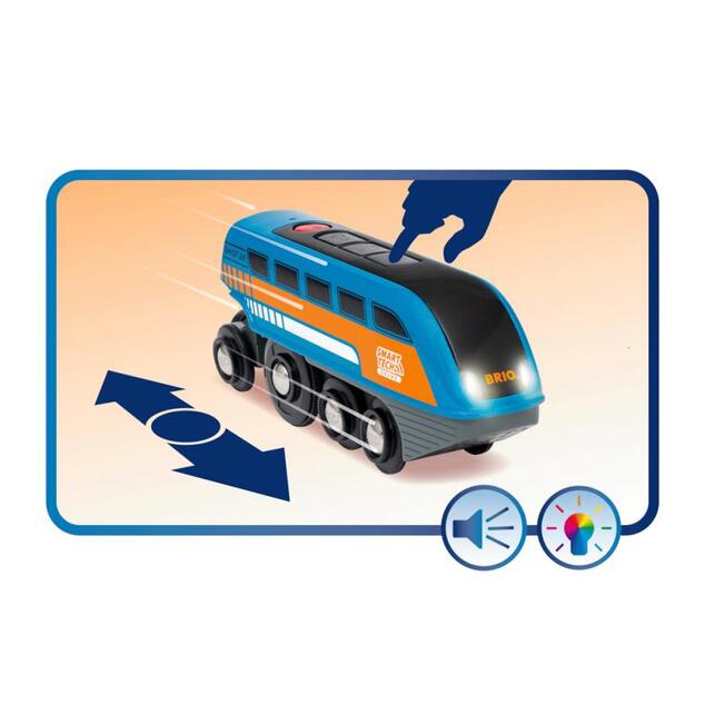 Brio SMART TECH SOUND Deluxe vláčiková dráha s tunelmi