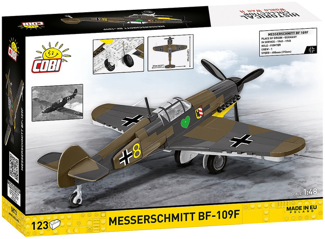 Cobi II WW Messerschmitt BF-109F, 1:48