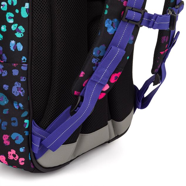 Zaino scolastico con leopardo neon Topgal LORI 25074