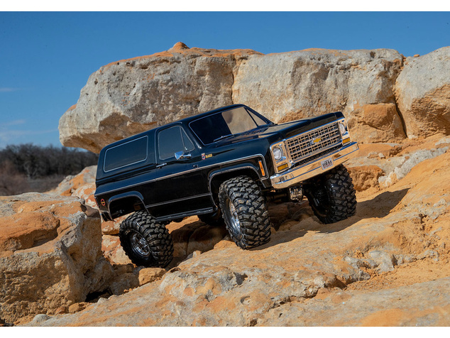 Traxxas TRX-4 Chevrolet K5 Blazer 1979 1:10 RTR čierna