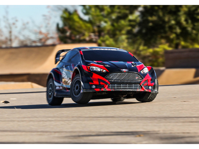 Traxxas Ford Fiesta 1:10 BL-2s 4WD RTR červená