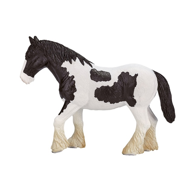 Mojo Clydesdale kôň čiernobiely