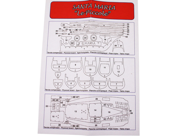 Mantua Model Santa Maria Le Piccole 1:100 kit