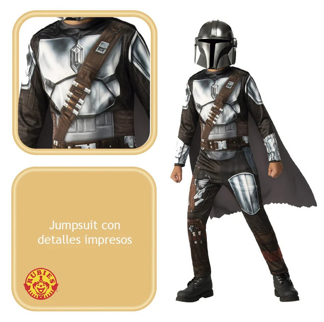 STAR WARS MANDALORIAN dětský kostým velikost (110-121cm)