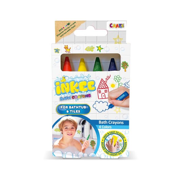 Bunte Badewannenstifte INKEE