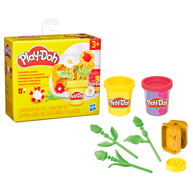 HASBRO - Play-Doh Piccoli fiori - Girasoli e margherite