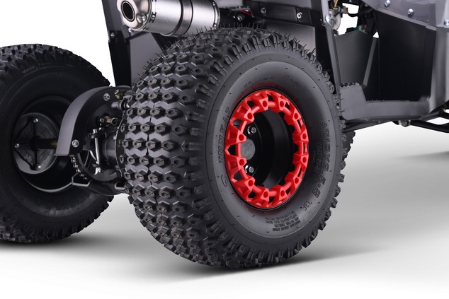 Benzínová štvorkolka pre deti Beneo Motors WARRIOR červená - 125cm3