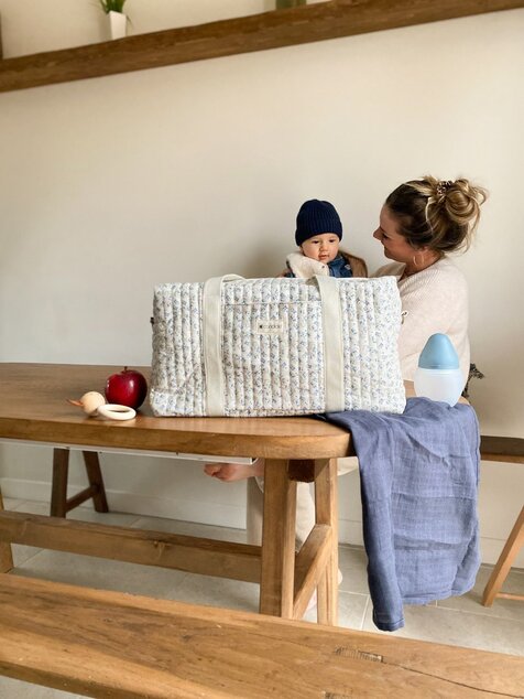 Borsa da weekend per mamme, Blueberry