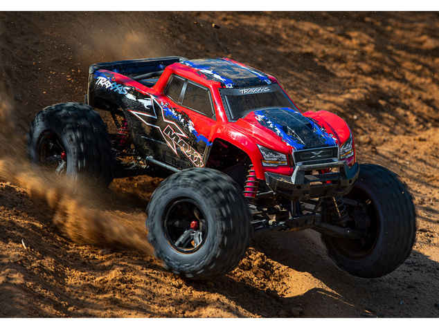 Traxxas X-Maxx 8S Belted 1:5 4WD RTR červený