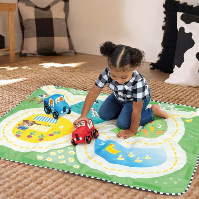 Baby Einstein Deka na hranie s 3D farmou Busy Barnyard™