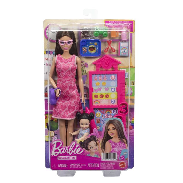 Mattel Barbie set di gioco professioni - insegnante