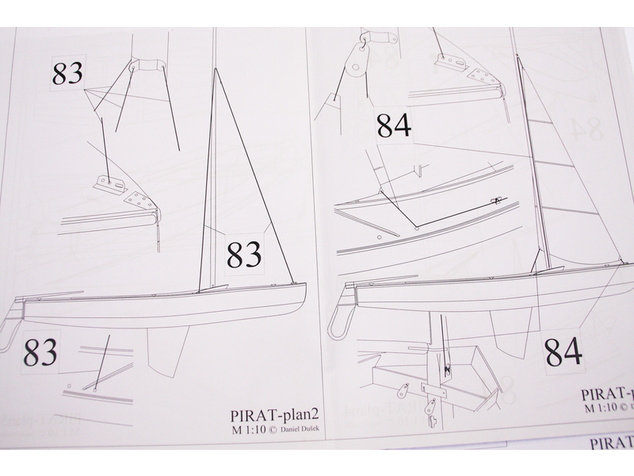 Krick Pirat plachetnica kit