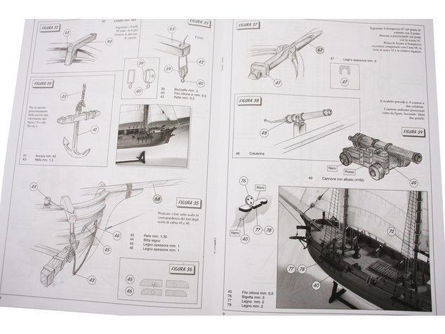 AMATI Adventure pirátska loď 1760 1:60 kit