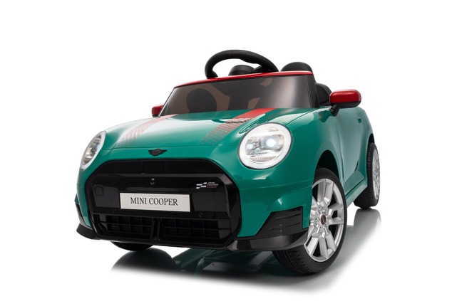 Elektrické autíčko BMW Mini Cooper 12V, zelené, USB Vstup s Bluetooth pripojením na MP3 Pr