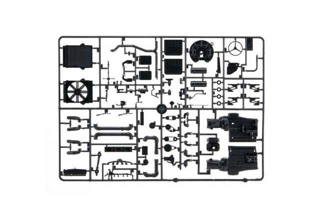 Model Kit teherautó 90727 - Fekete Mennydörgés Ausztrál Teherautó (1:24)